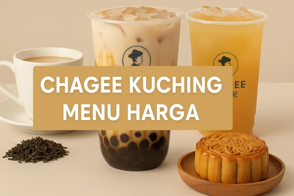 Chagee kuching Menu