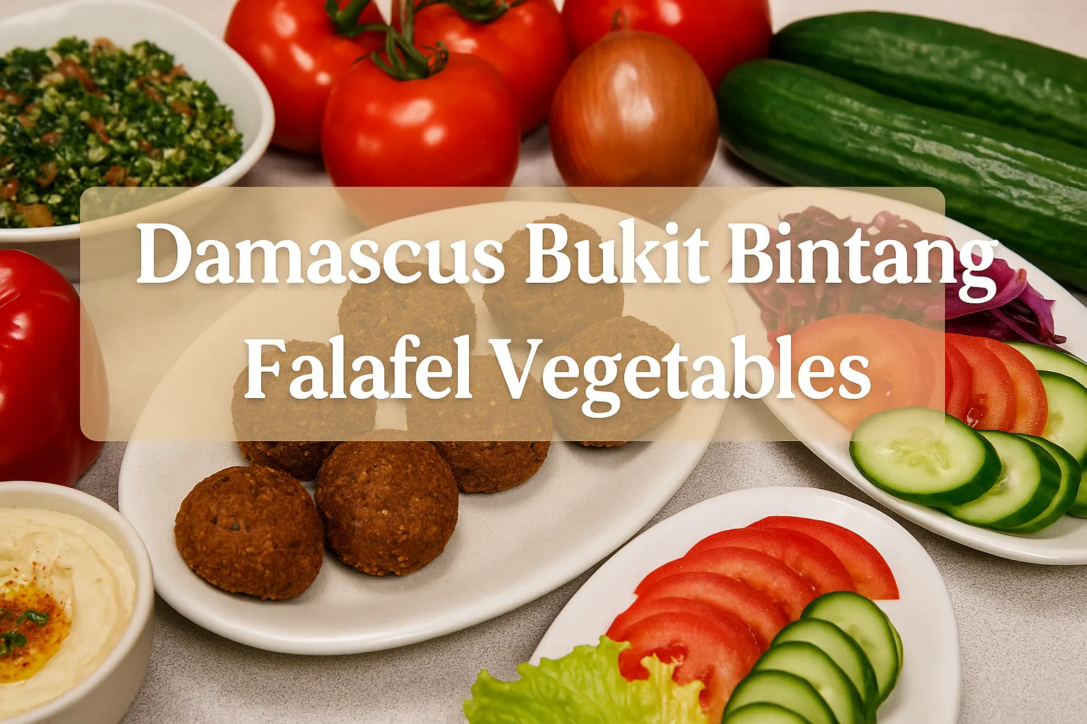 Damascus Bukit Bintang Falafel Vegetables