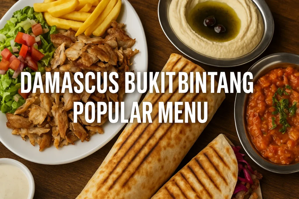 Damascus Bukit Bintang Popular Menu