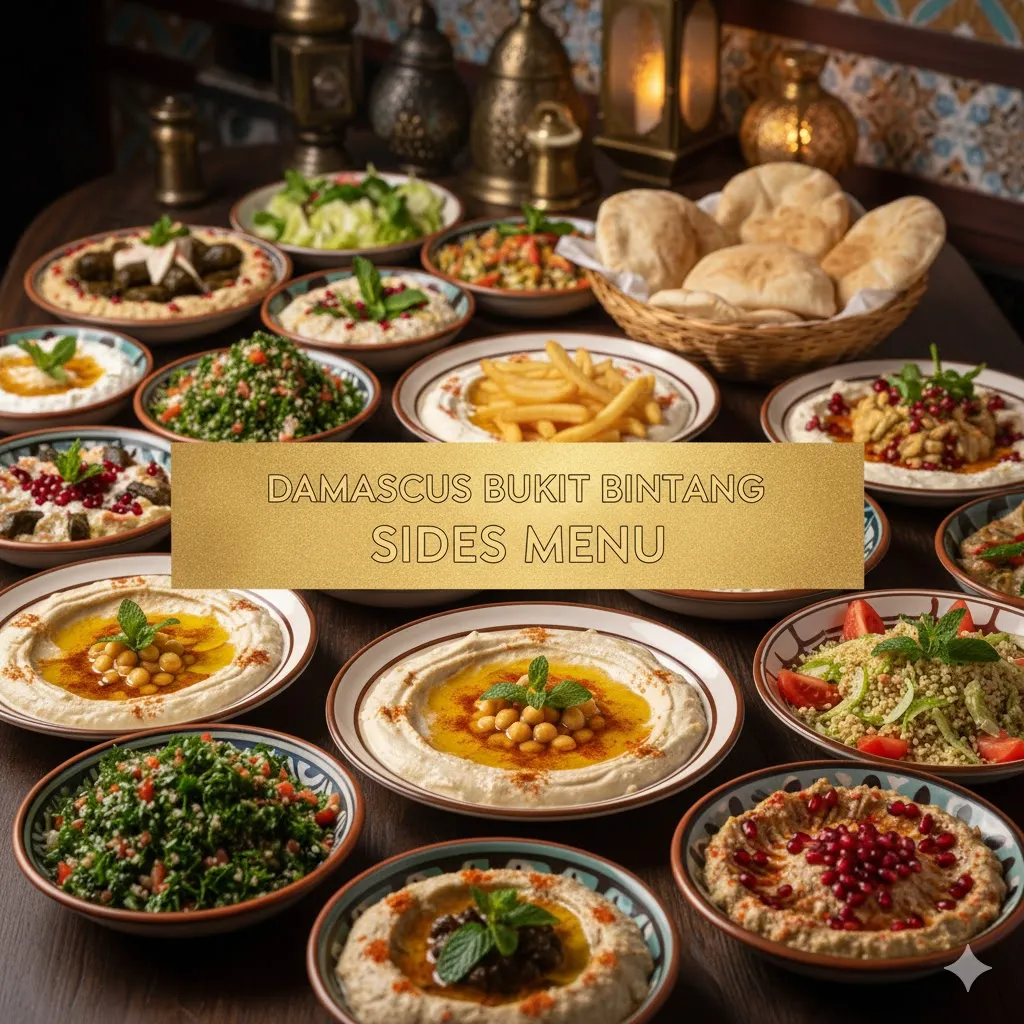 Damascus Bukit Bintang Sides Menu
