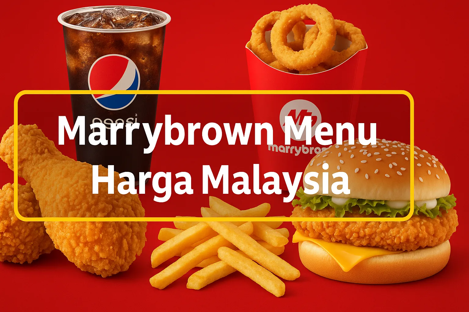 Marrybrown Menu Harga Malaysia