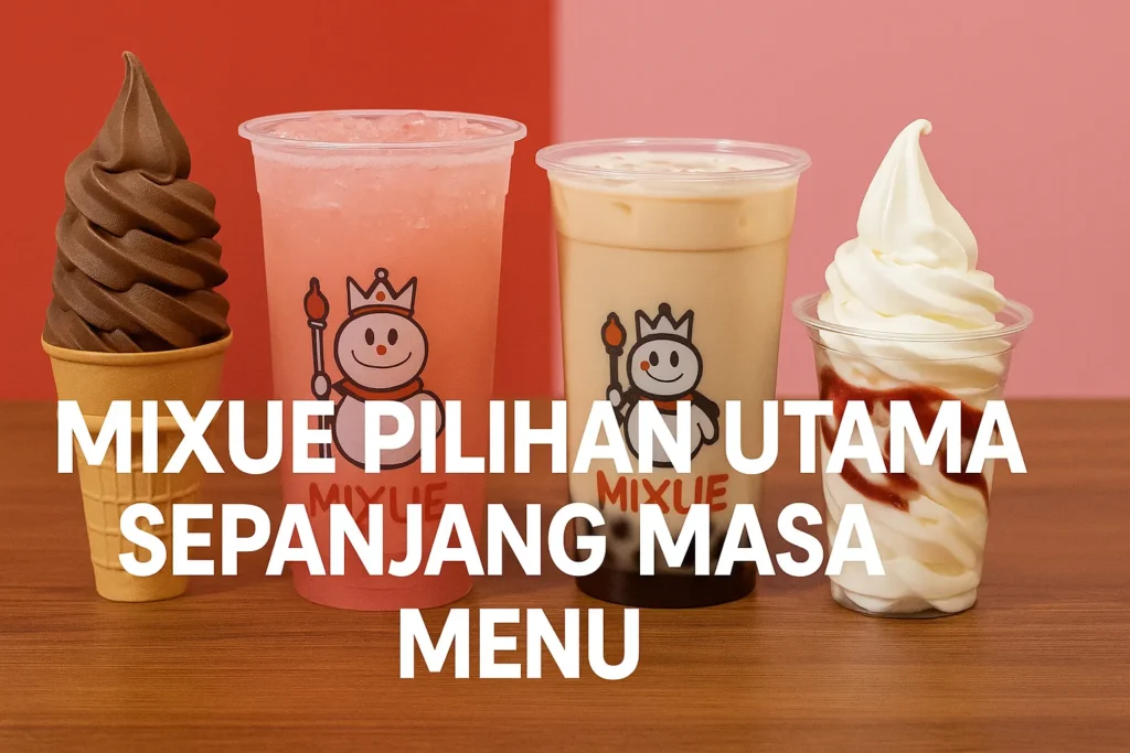 Mixue Pilihan Utama Sepanjang Masa Menu
