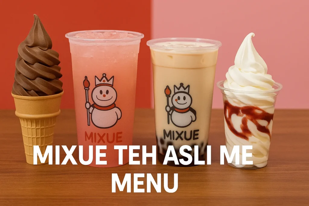 Mixue Teh Asli Menu