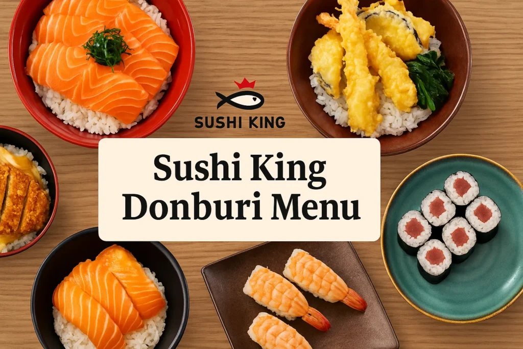 Sushi King Donburi Menu
