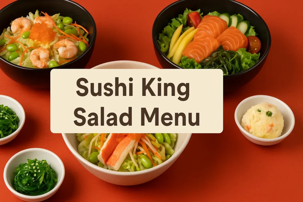 Sushi King Salad Menu