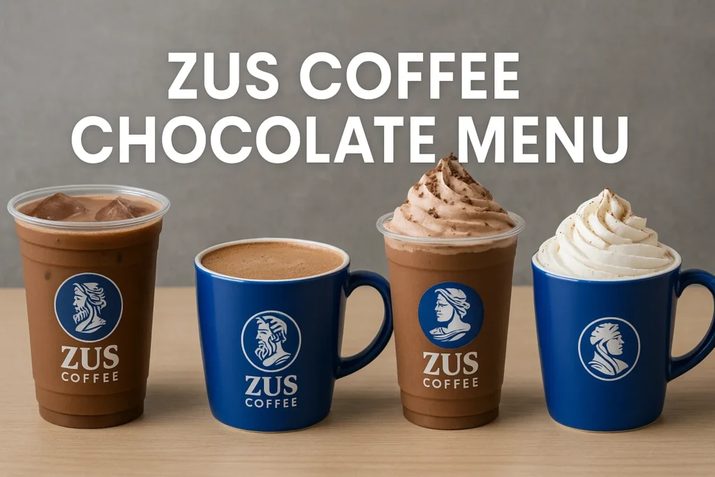 Zus Coffee Chocolate Menu