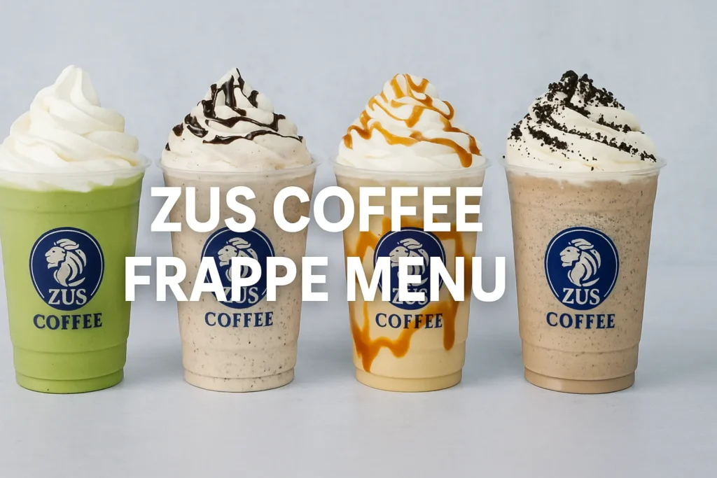 Zus Coffee Frappe Menu