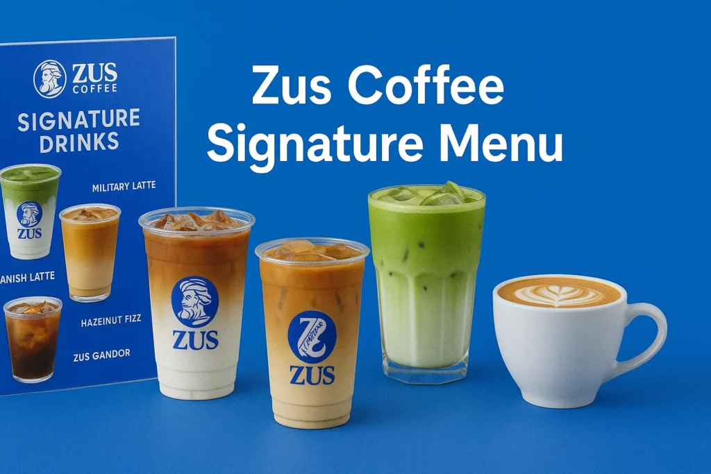 Zus Coffee Signature Menu