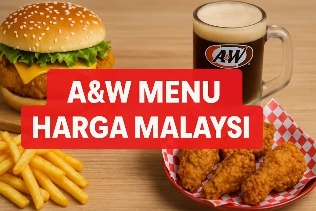 A&W Menu Malaysia