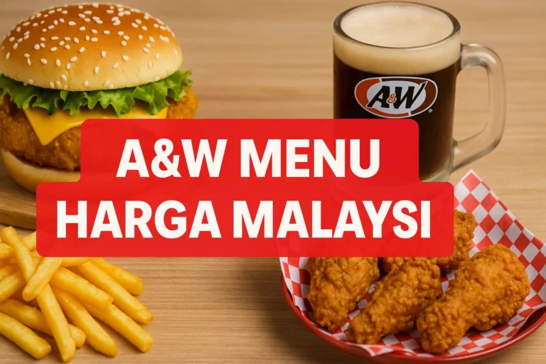A&W Menu Malaysia