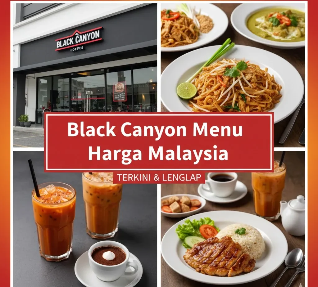 Black Canyon Menu