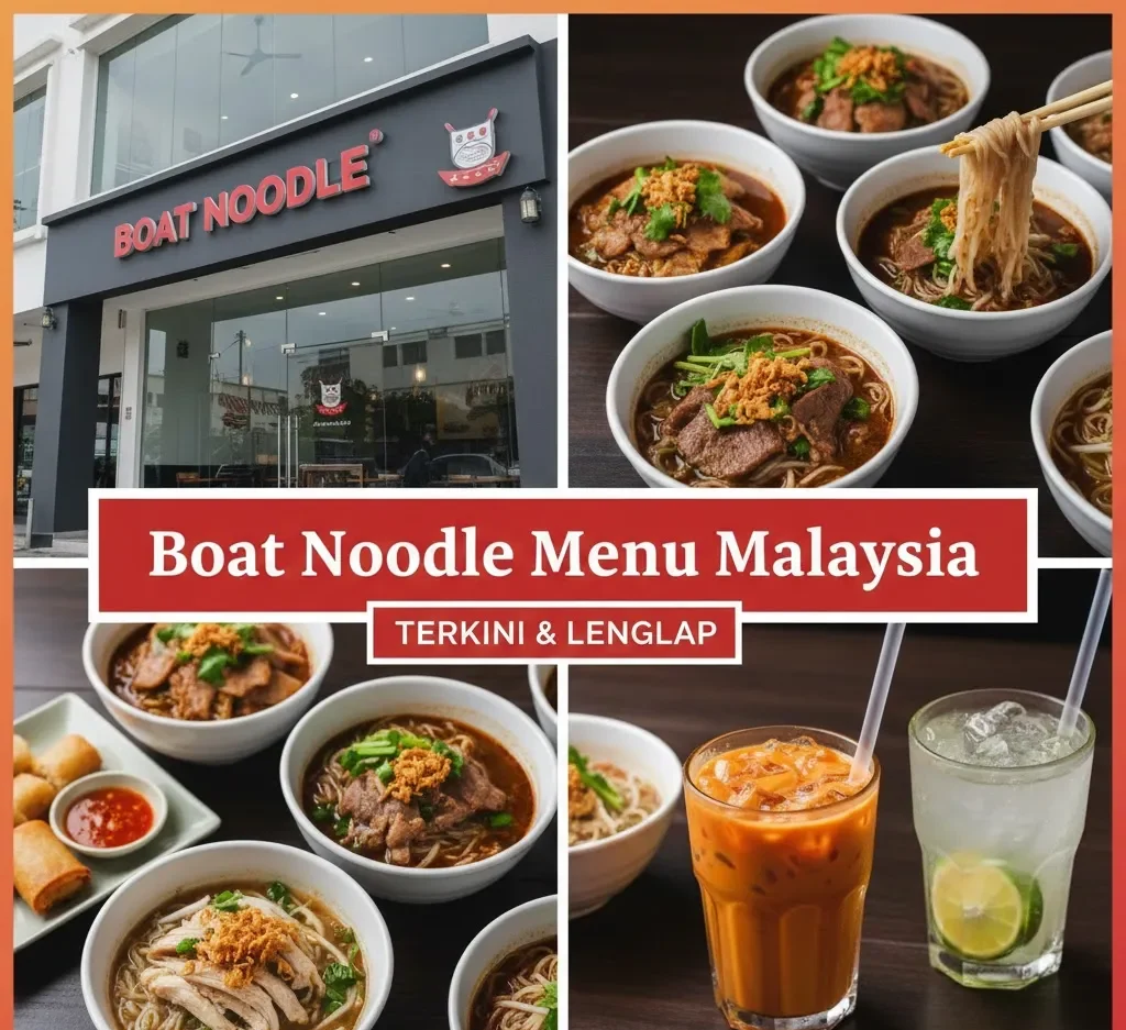 Boat Noodle Menu Malaysia