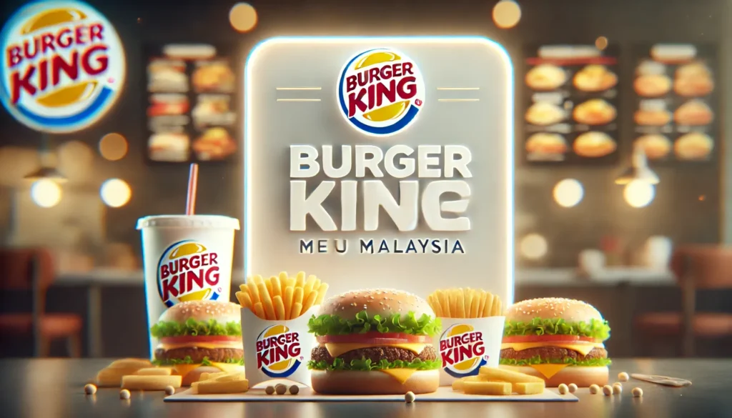 Burger King Menu Malaysia