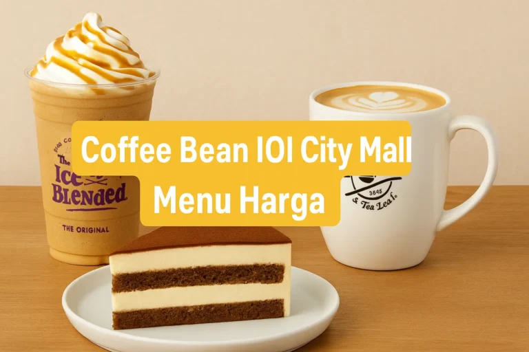 Coffee Bean Ioi City Mall Menu