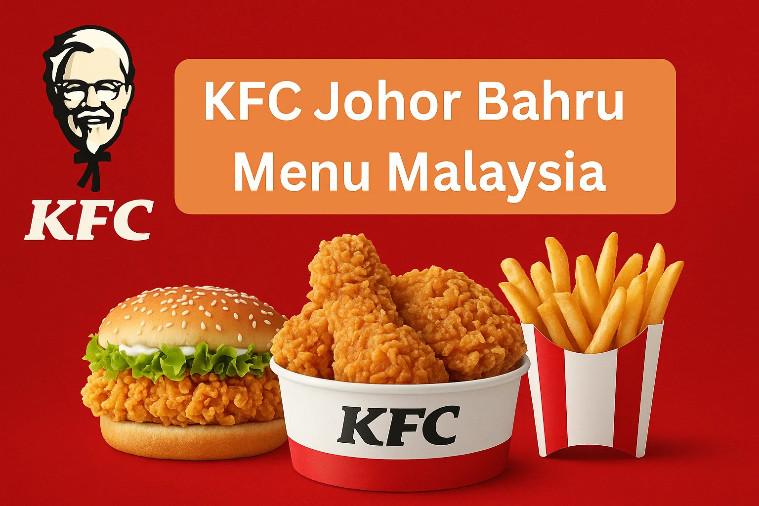 KFC Johor Bahru Menu