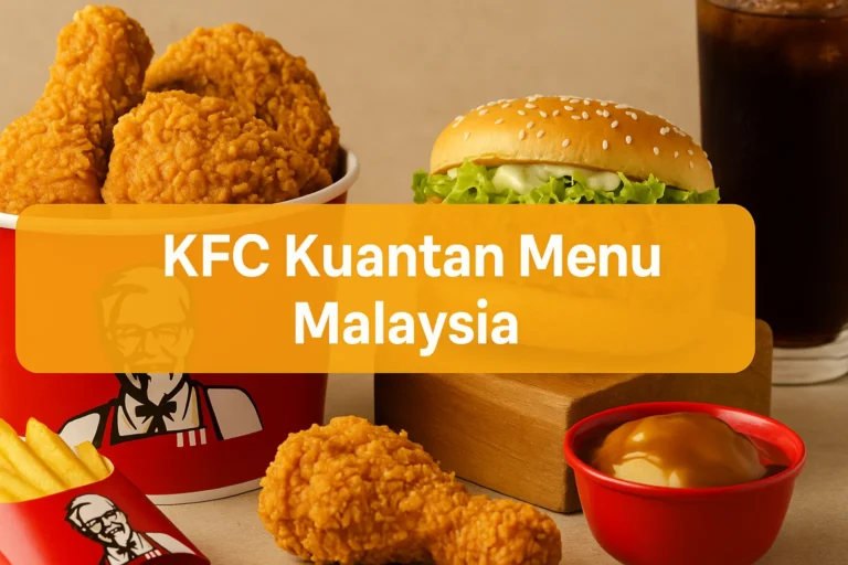 KFC Kuantan Menu