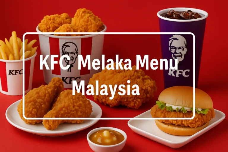 KFC Melaka Menu