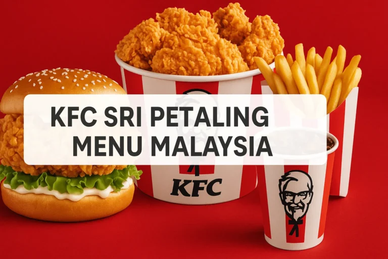 KFC Sri Petaling Menu