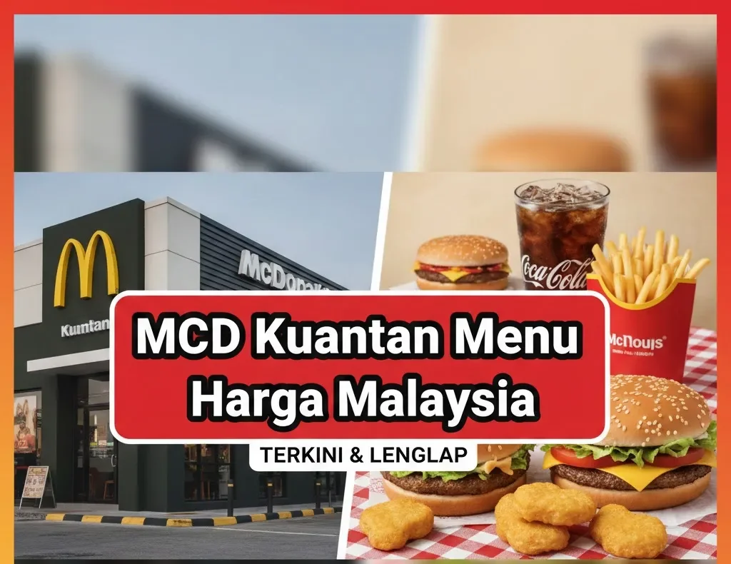 MCD Kuantan Menu
