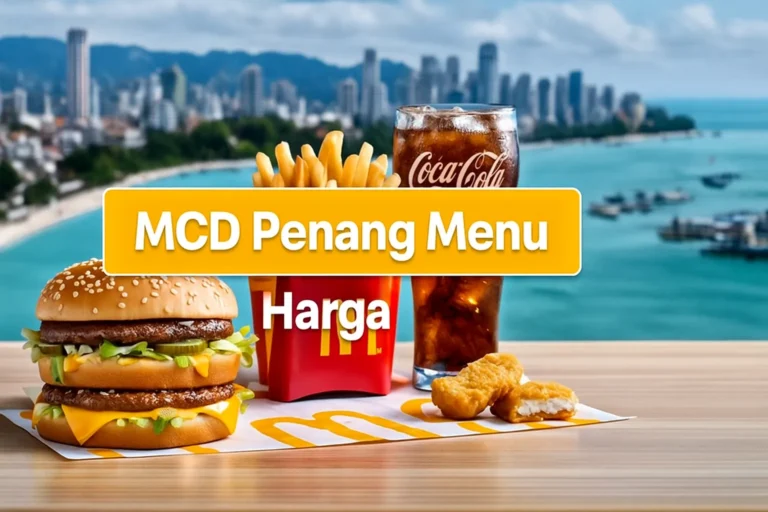 MCD Penang Menu