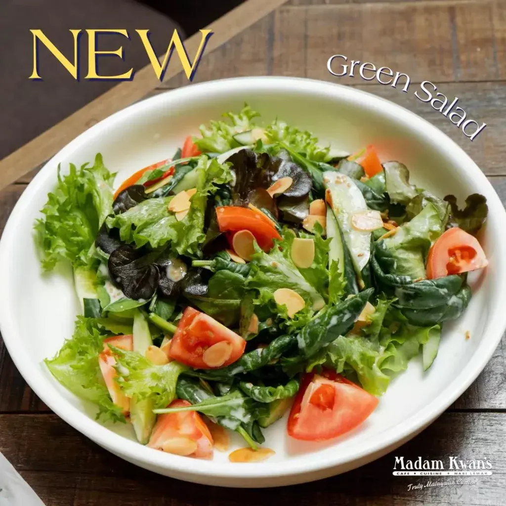 Madam Kwan Vegetables Menu