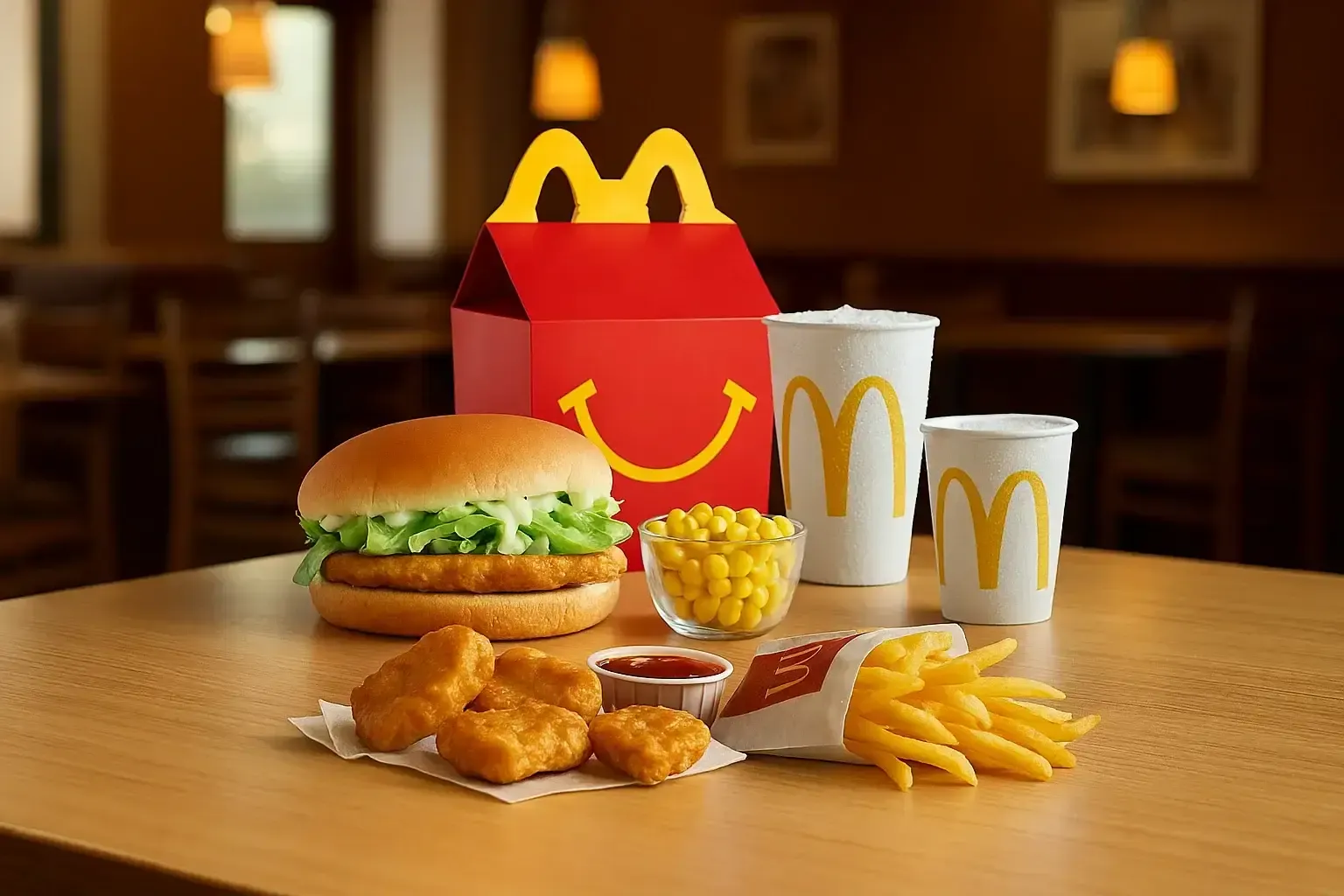 McDonald's Makanan Riang Menu