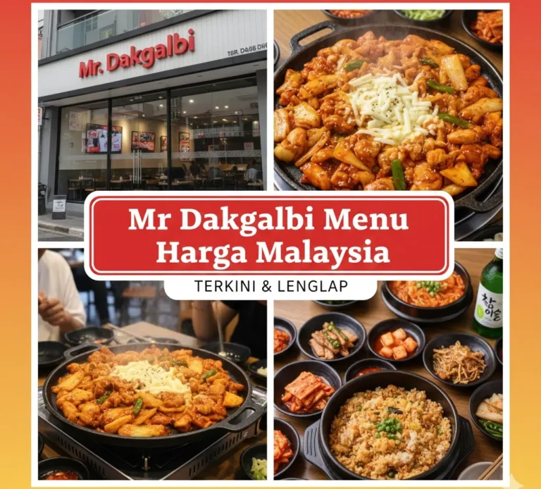 Mr Dakgalbi Menu Malaysia