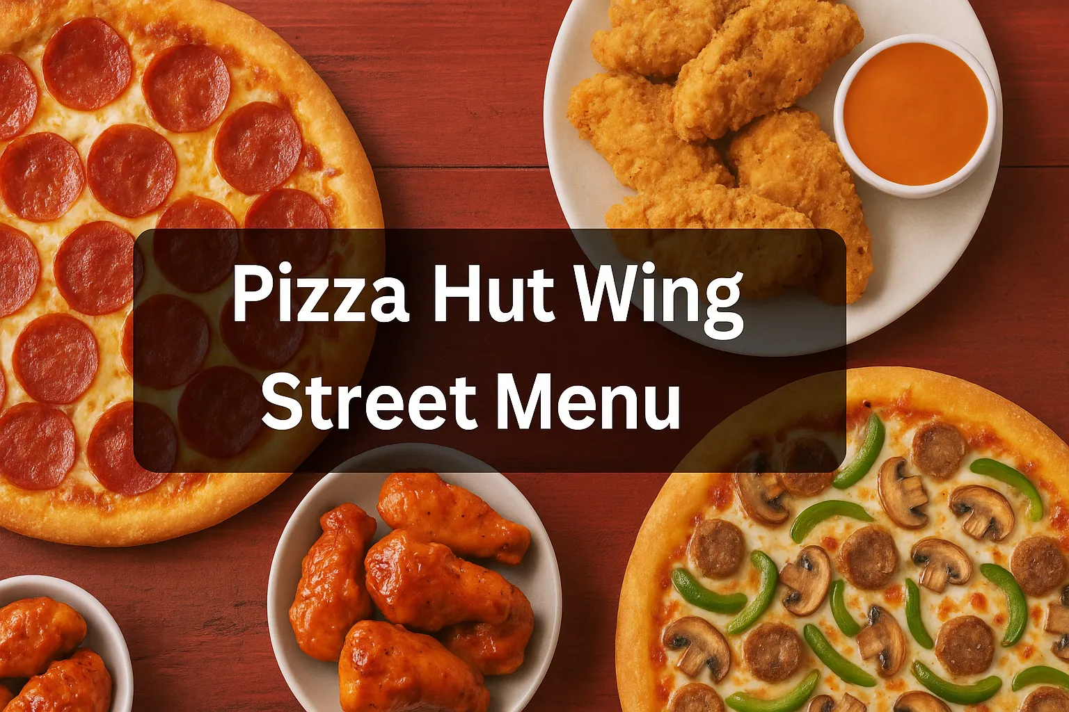 Pizza Hut Wing Street Menu