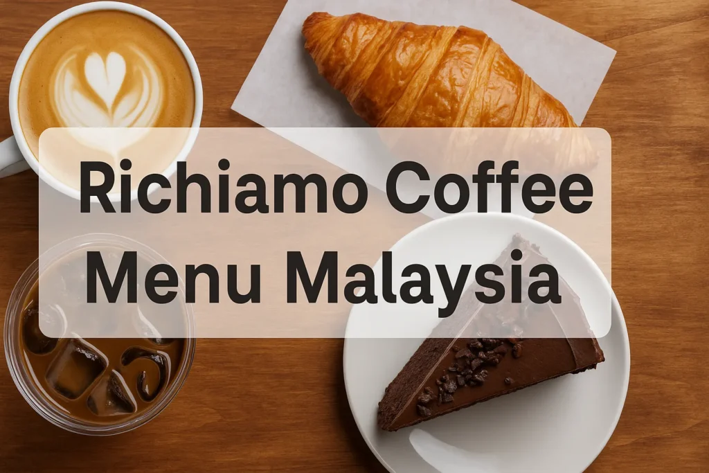 Richiamo Coffee Menu