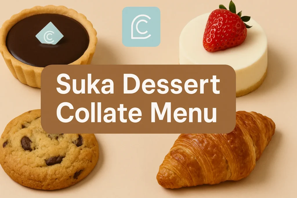 Suka Dessert Collate Menu
