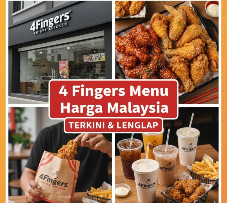 4 Fingers Menu Harga Malaysia