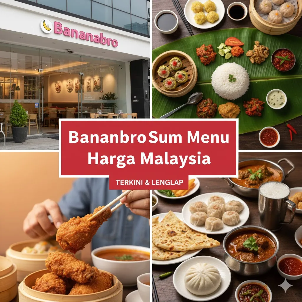 Bananabro Menu Harga Malaysia