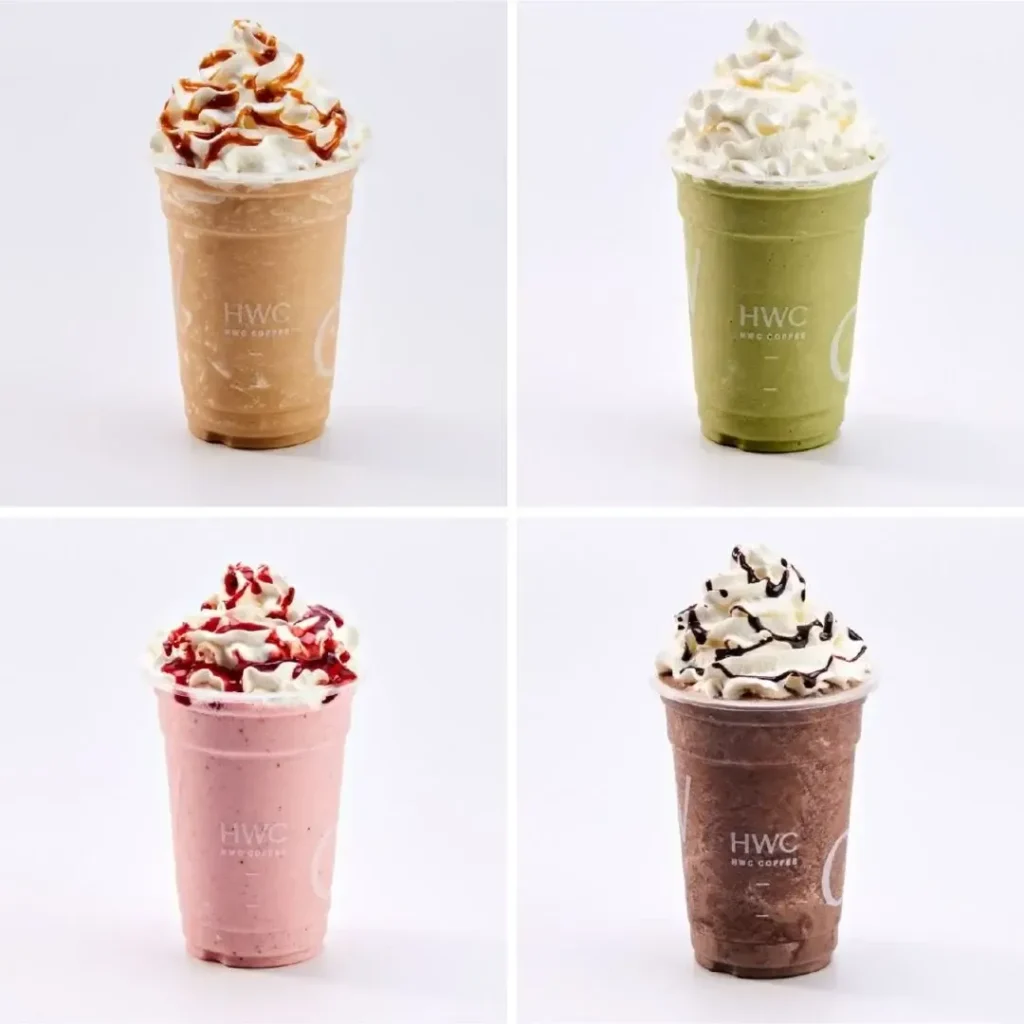 HWC Coffee Frappe Menu