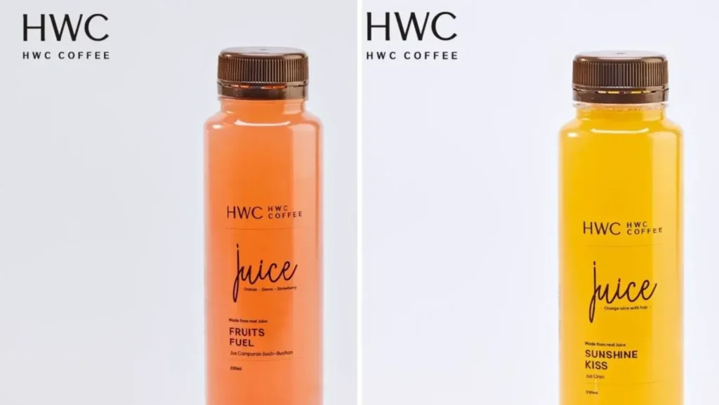 HWC Coffee Juices Menu