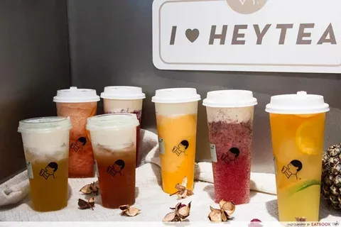 Heytea Ice Cream & Blended Series Menu