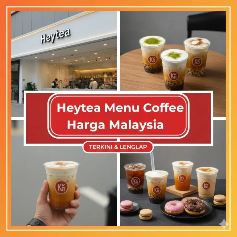 Heytea Menu Harga Malaysia