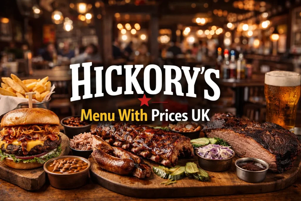 Hickorys Menu With Prices UK