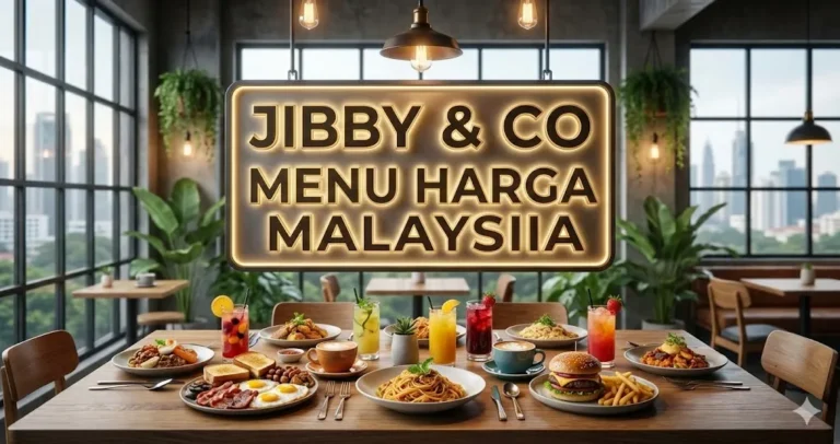 Jibby & CO Menu Harga Malaysia