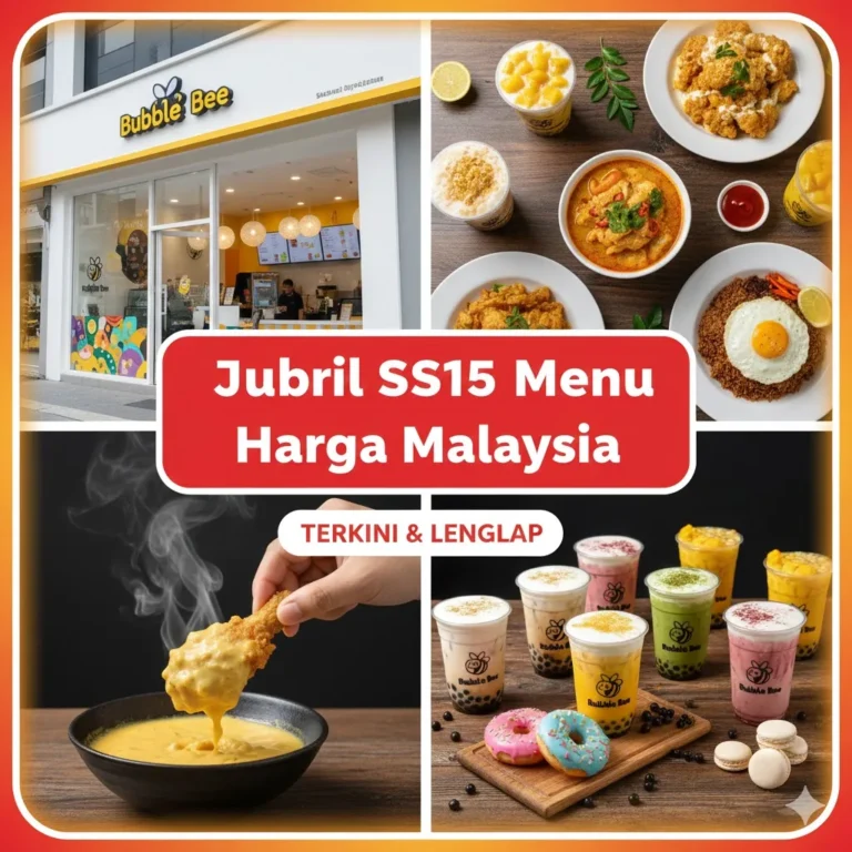 Jibril SS15 Menu Harga Malaysia