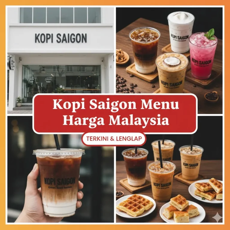 Kopi Saigon Menu Harga Malaysia