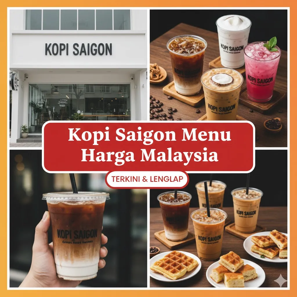 Kopi Saigon Menu Harga Malaysia