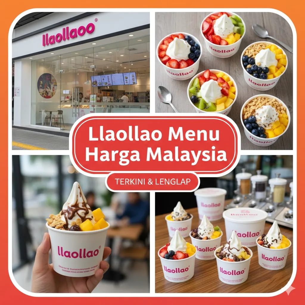 Llaollao Menu Harga Malaysia
