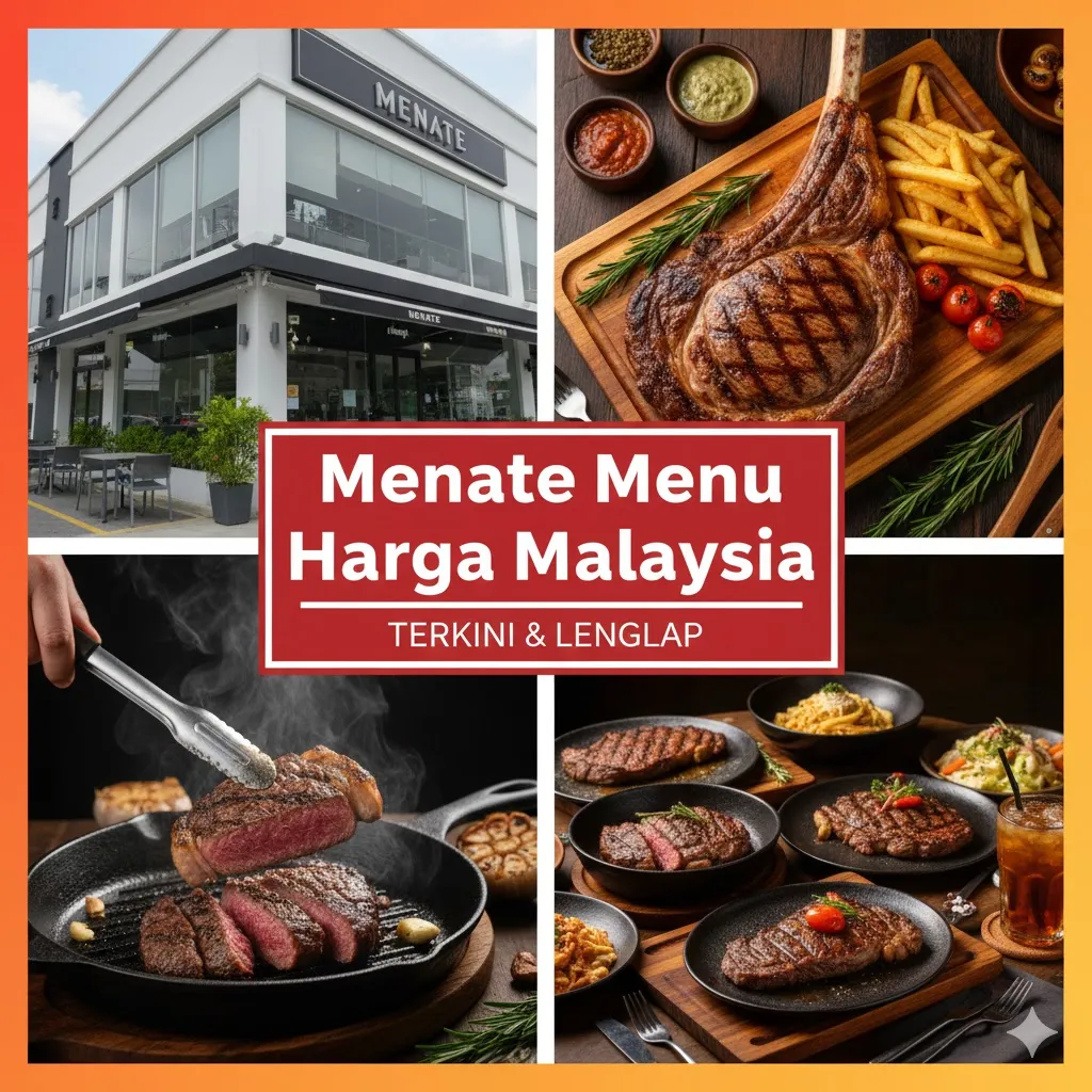 Menate Menu Harga Malaysia