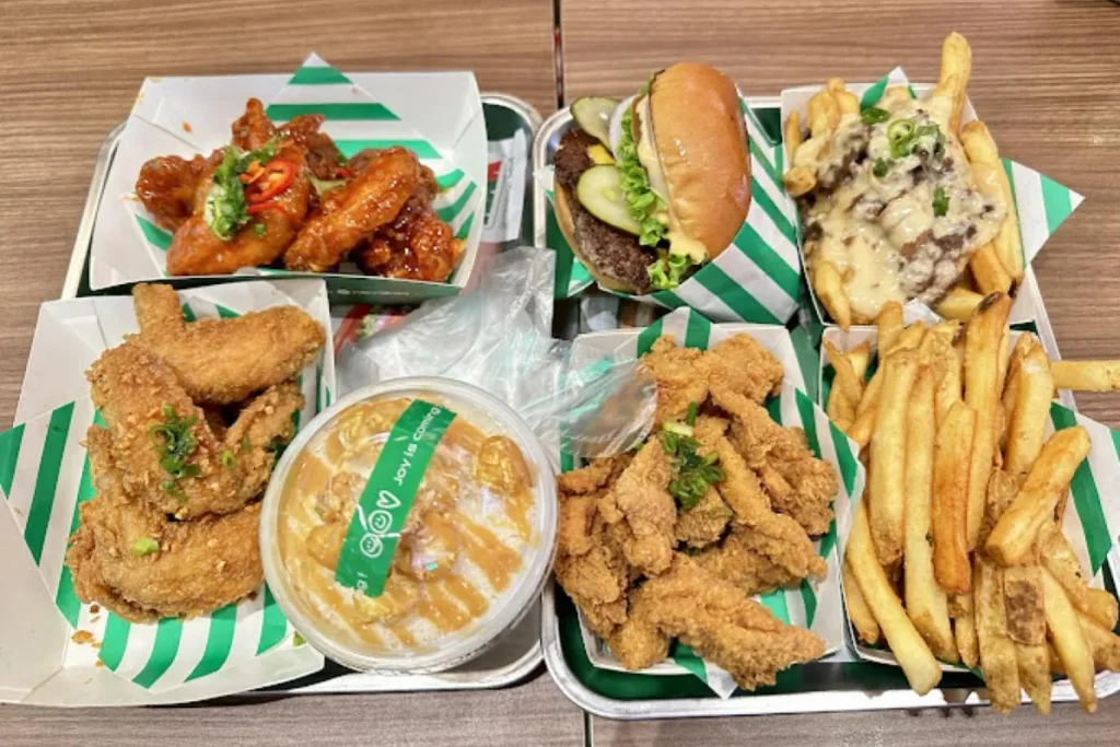 Nak Nak Burgers Menu