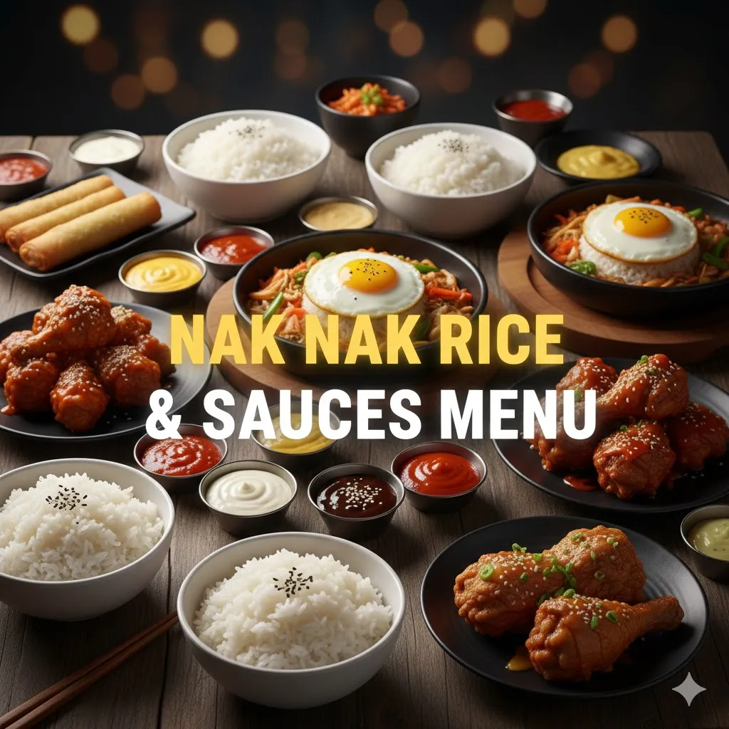 Nak Nak Rice & Sauces Menu