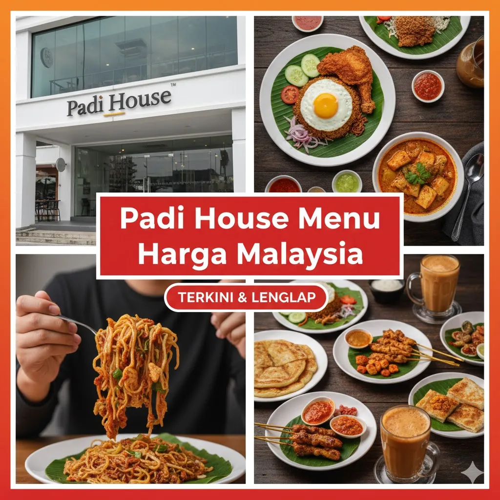 Padi House Menu