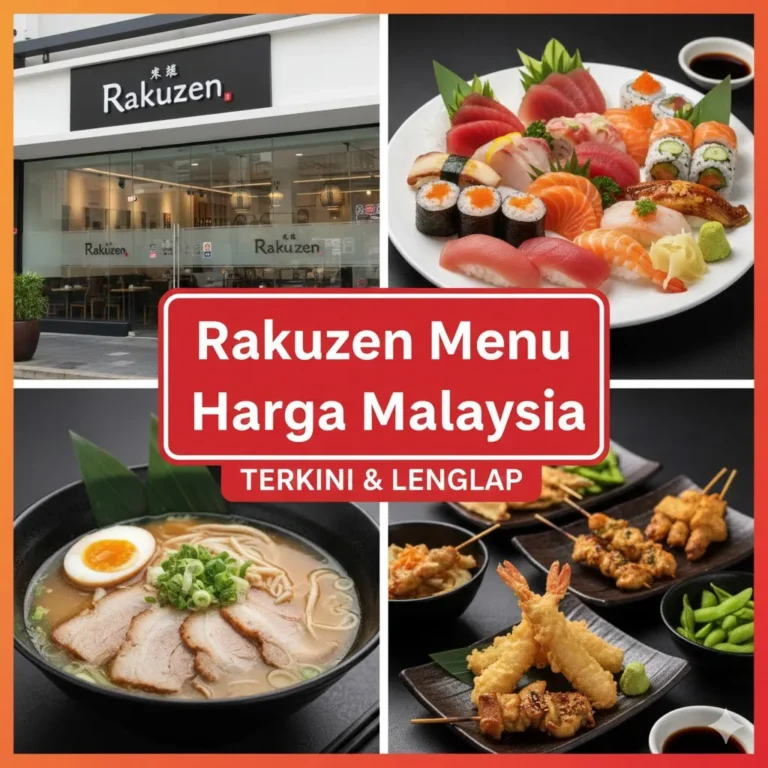 Rakuzen Menu Malaysia