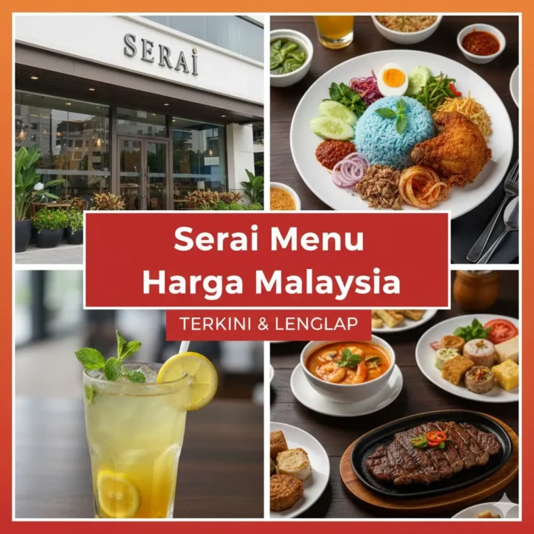 Serai Menu Malaysia | Harga & Info Terkini 2026