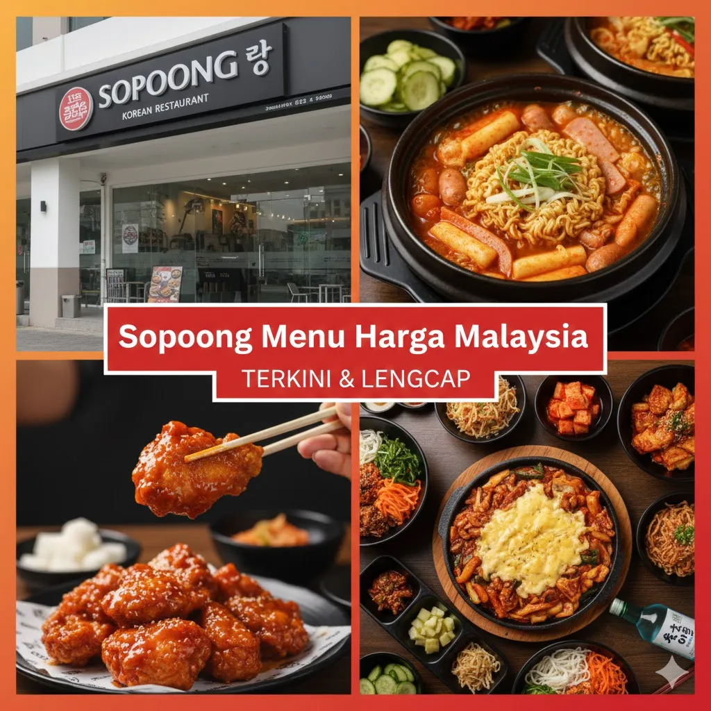 Sopoong Menu Harga Malaysia