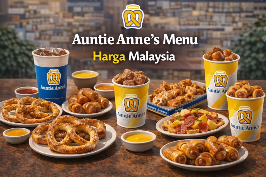 Auntie Anne's Menu Harga Malaysia